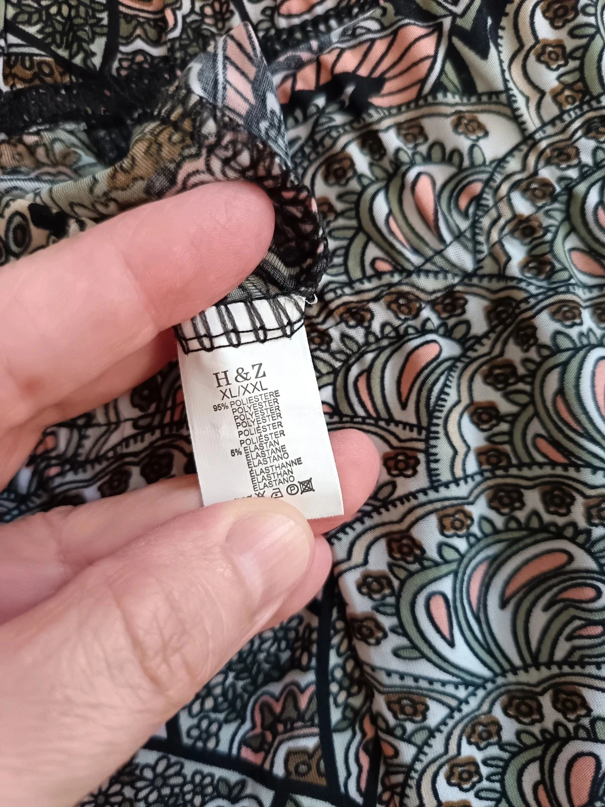 Calça palazzo feminina xl xxl estampada – photo 2